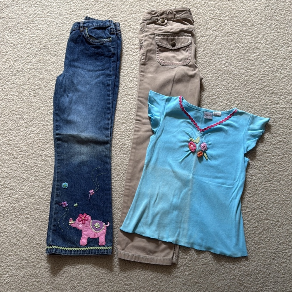 Talbots pants and T-shirt size 7